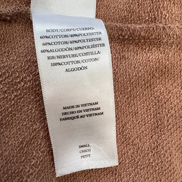 Rails Reeves Sweatshirt in Mountain Leopard Oversized Boxy Rolled Hem Size Small - Picture 5 of 10